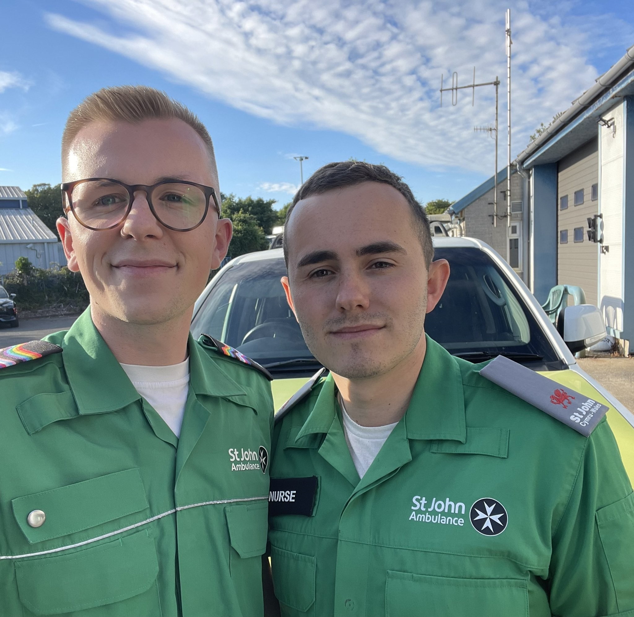 Sam Davies is one of St John Ambulance Cymru’s Volunteer Alternative Responders