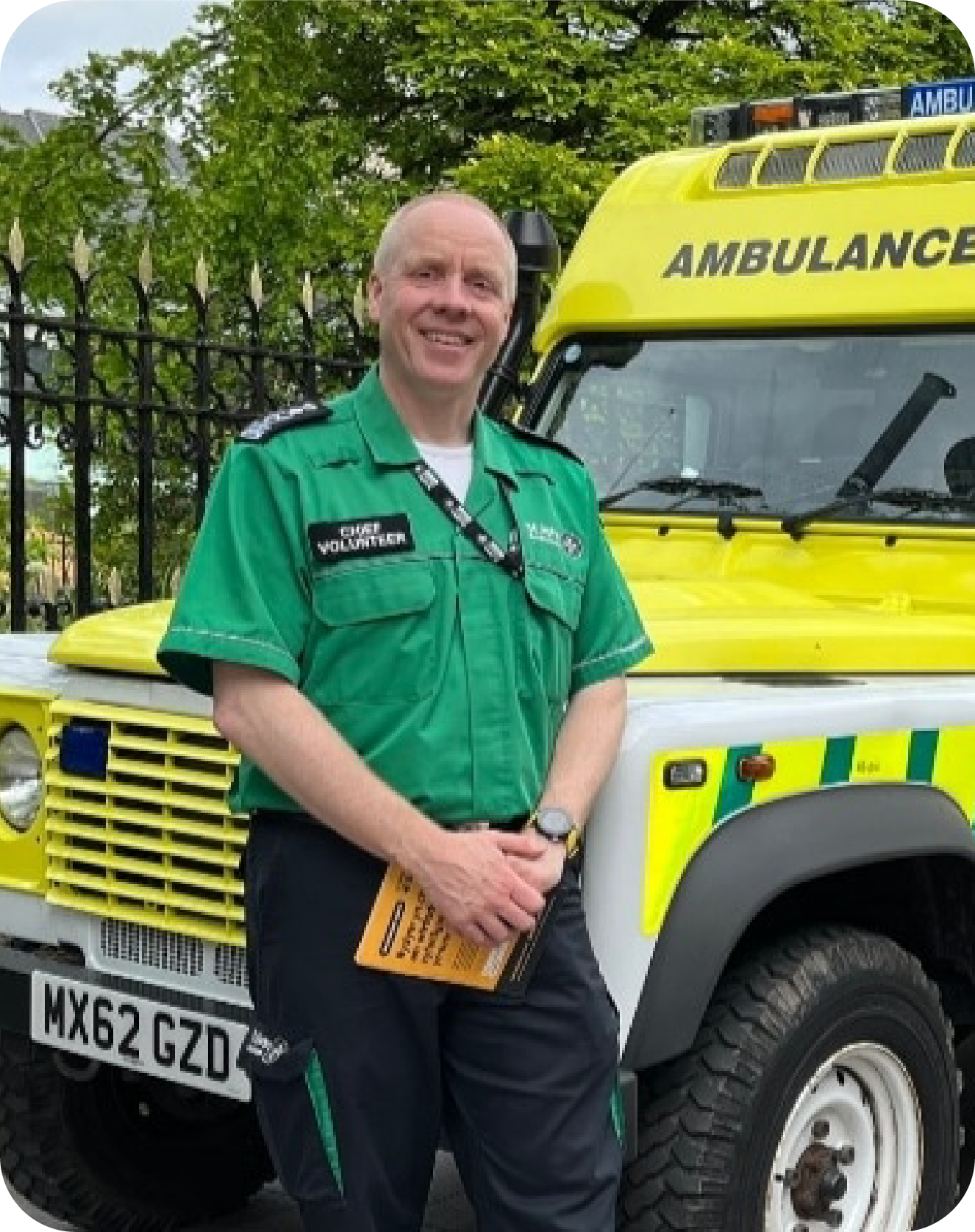 Richard J Paskell MBE CStJ Chief Volunteer